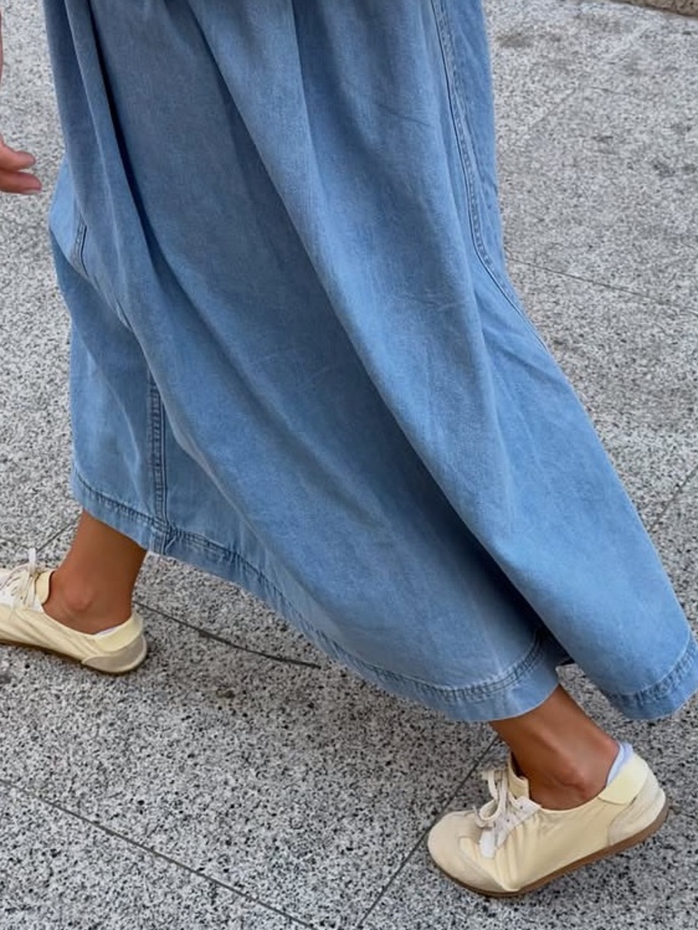 Classic denim midi dress - NWT, size S - Picture 3 of 16